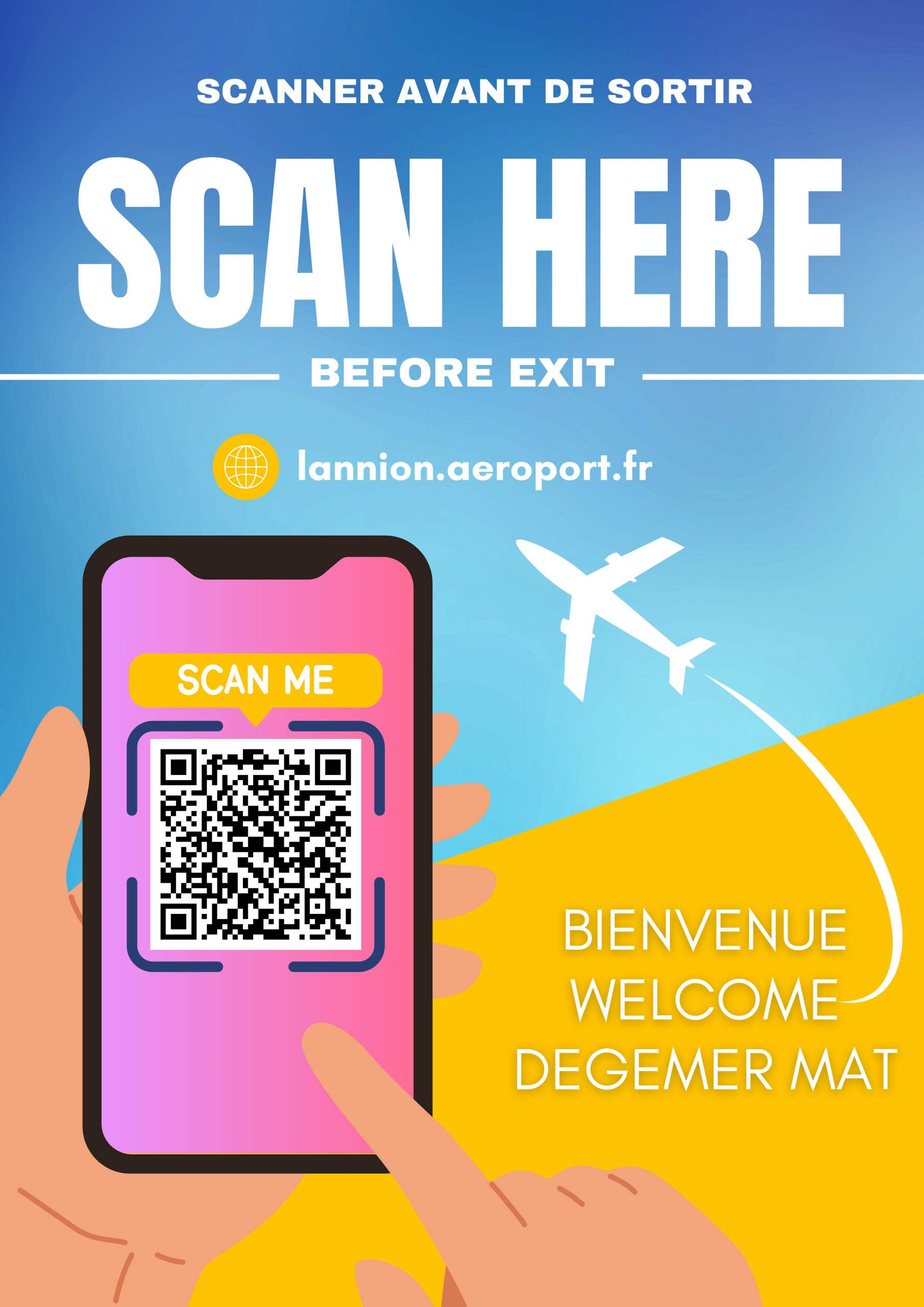Formulaire d'accueil | Aéroport Lannion - Côte de Granit Rose